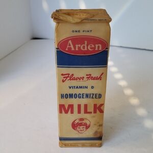 Arden Farms Milk Carton Los Angeles, CA One Pint